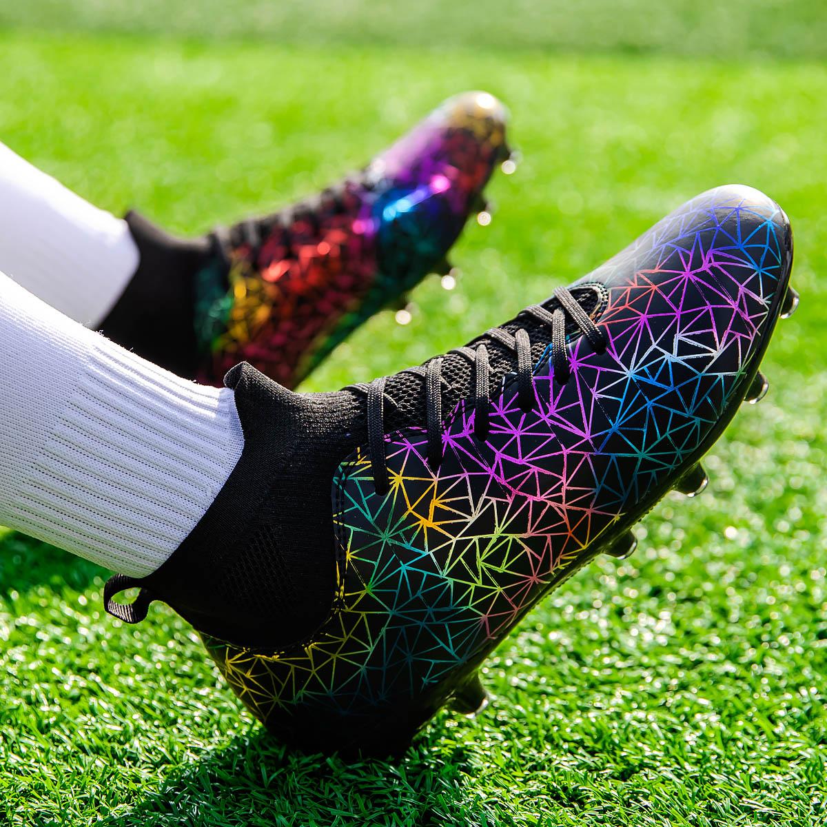 Мужские футбольные бутсы подростковые дышащие футбольные бутсы профессиональная игровая — фото 13