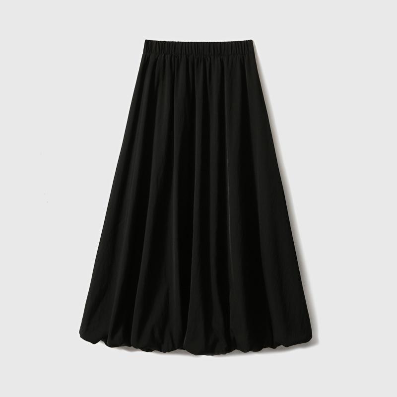 

Весенний новый продукт яркий момент эластичная талия покрывает мясо фонарь бутон юбка пачка юбка XL