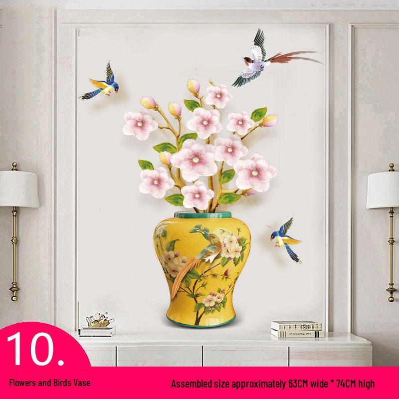 

Chinese Style Self-Adhesive Wall Mural Stickers for Living Room & Bedroom Decor