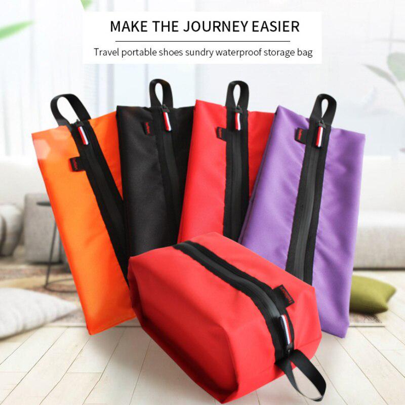Portable Shoes Bags Durable Ultralight Outdoor Camping Hiking Travel Storage Bags Waterproof Oxford Swimming Bag Travel Kits