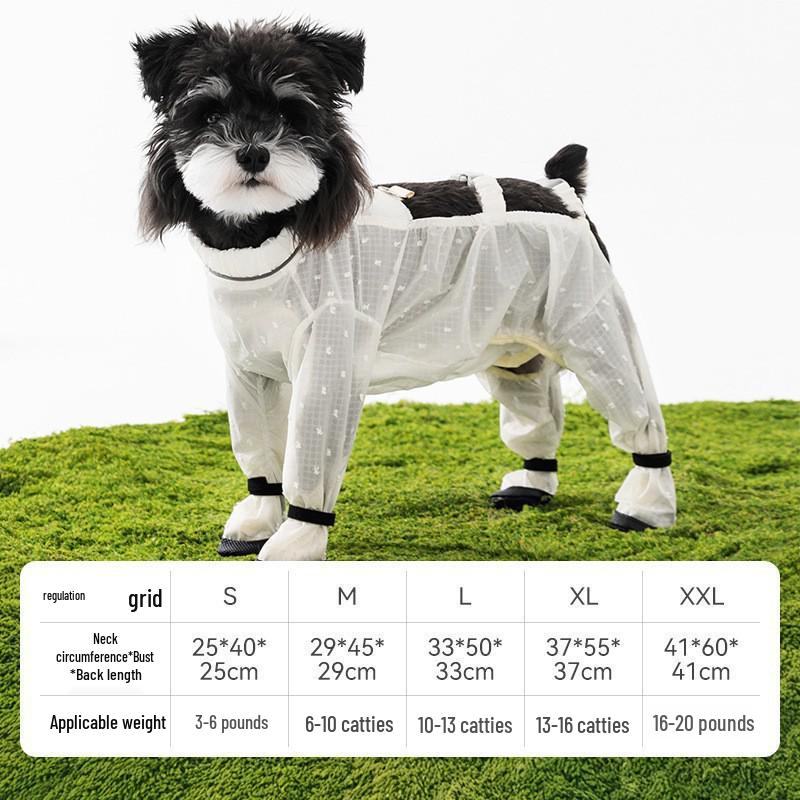 Waterproof Dog Pants with Belly & Feet Cover - Dustproof & Dirtproof for Outdoor Use