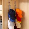 Baseball Cap Storage Rack With 8 Clips Holder Multi-Functional Cap Organizer Collection Hooks Storage Device Door Closet Hanger