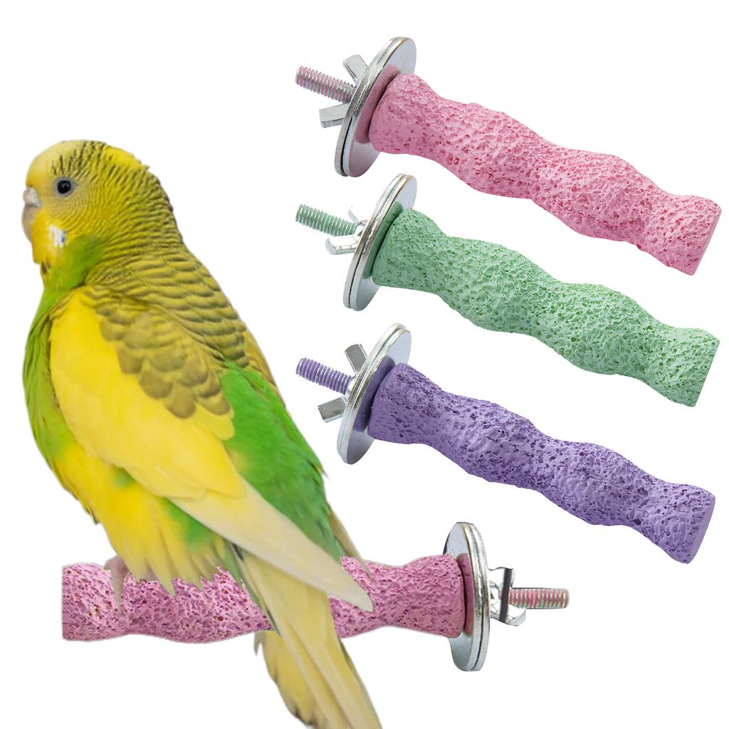 Bird Perch Bird Perch Stand Parrot Claw Grinding Stick for Birds Parrot Parakeet Cockatiels
