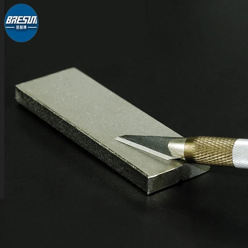 AMAOE M40 Diamond Whetstone For trimming Tweezers Sharpening Blades Double-Sided Two-eye 14A Tweezers Repairer Tools set kits
