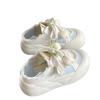 Two wear thick-soled semi-drag white shoes women's summer new bread shoes women's niche versatile casual sports board shoes