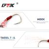 Slow-Falling Offshore Jigging Lure With Single Hook 150g 80g Lead Core Iron Plate Tuna Mahi Deep Sea Fishing