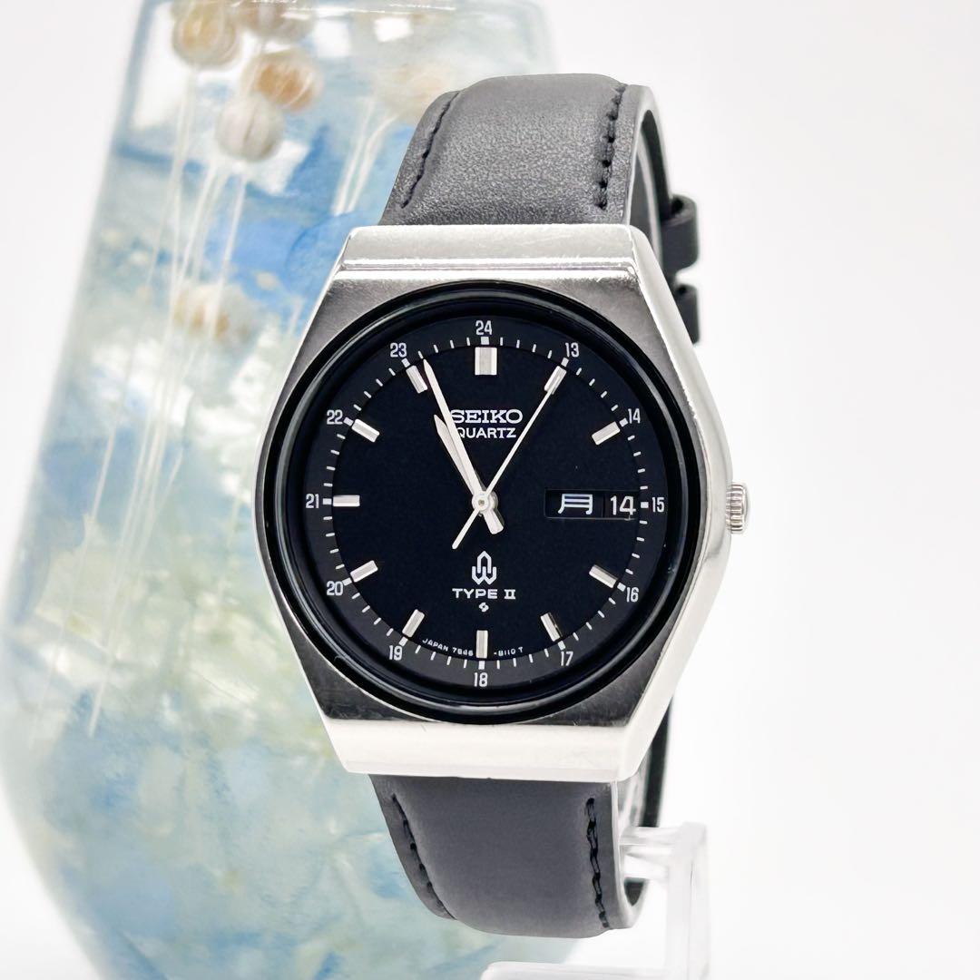 

[USED] SEIKO TYPE II 7546-8090 Quartz Wristwatch