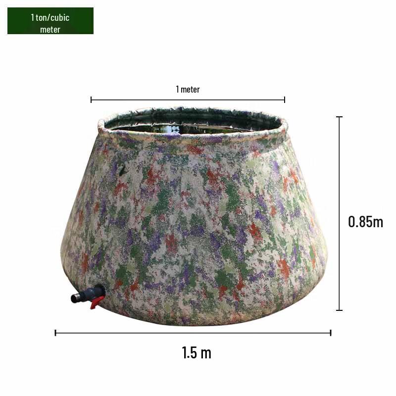 Outdoor Foldable Portable Water Storage Tank with Lid