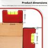 Mini Pocket Level Magnetic Horizontal Leveler Woodworking Portable Bubbles Ruler Level Inspection Tools