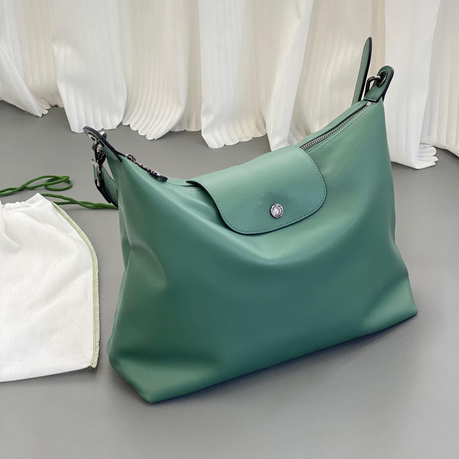 

Женская сумка-хобо из натуральной кожи 2024 года — большая вместимость, стиль French Commuter High Version 1:1