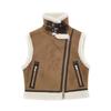 2023 Autumn Women's Street Fashion Fur Sleeveless Vest