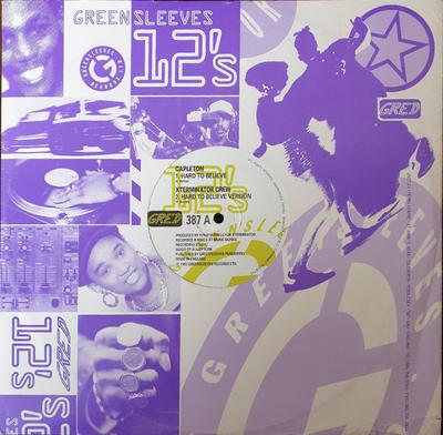 12 Zoll Schallplatte CAPLETON / COCOA TEA & CHARLIE CHAP - Hard To Believe / Don't Turn It Off GRED387 Greensleeves Re 1993 UK Reggae, Ska & Dub Gebraucht
