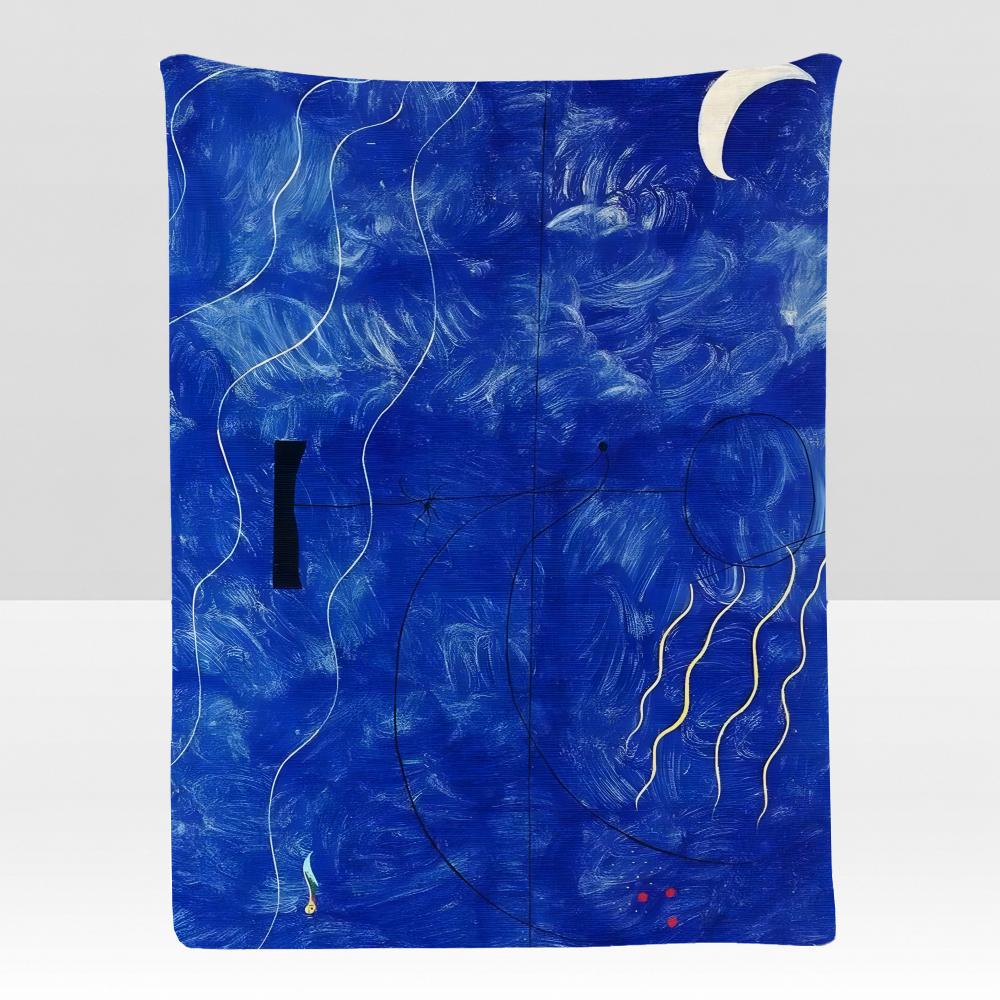 artist JJoan MMiro Throw Soft Flannel Blanket for Bed Bedroom Sofa Picnic Throw Skinfriendly Breathable Gift Cover