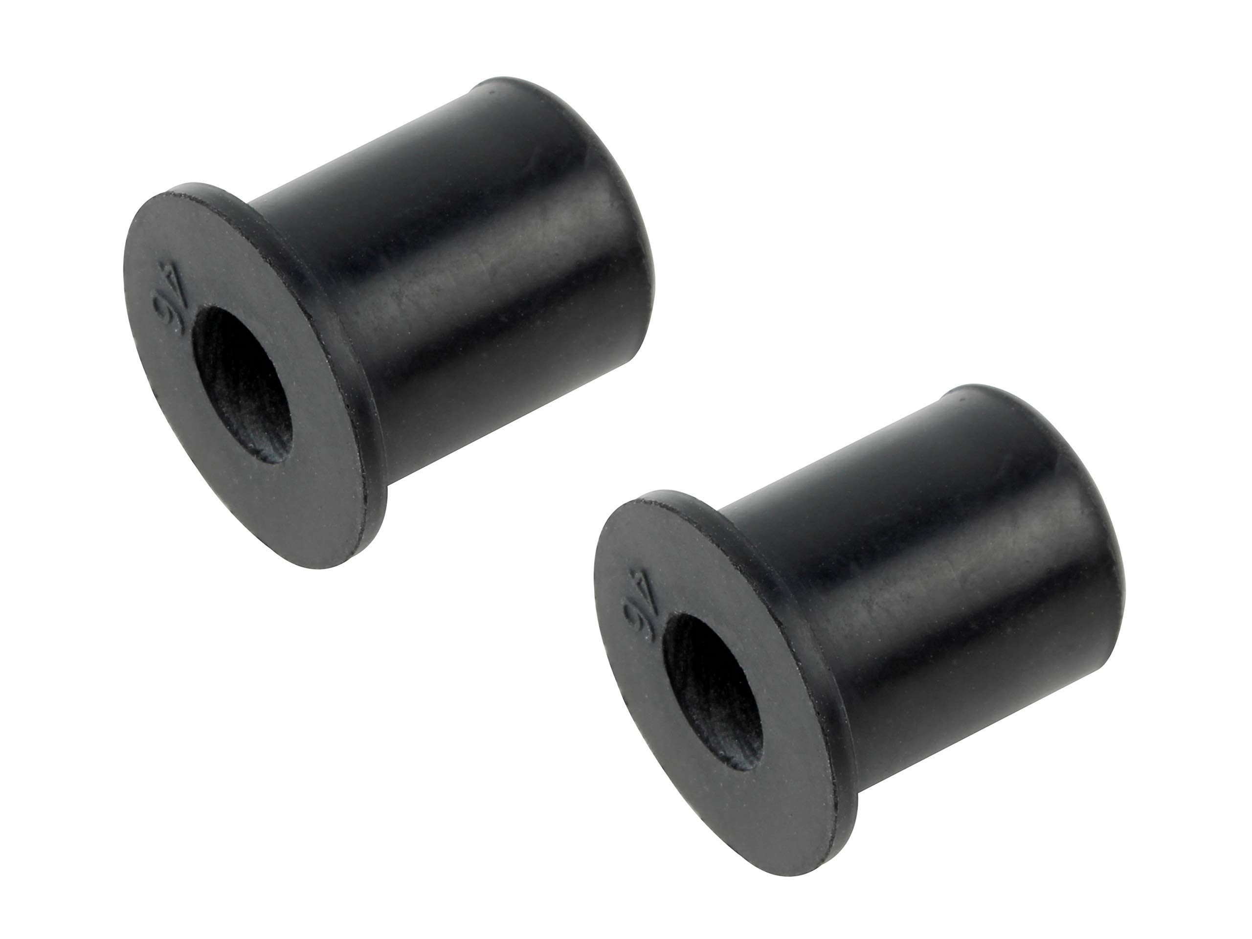 

POSH 900356-2S Мотоциклетные аксессуары Вставная резиновая гайка (Резиновая глухая гайка) M6 Короткий 2 штуки M6 чёрный