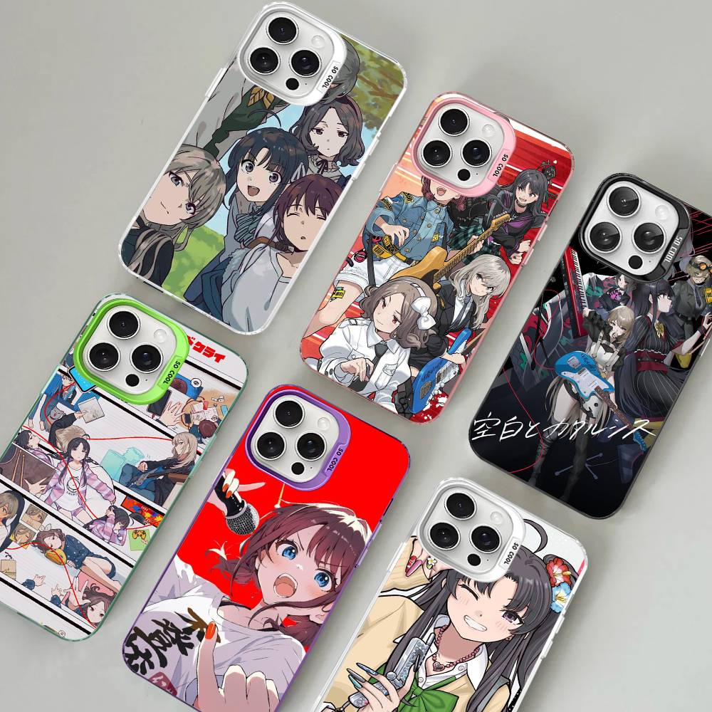 Music Anime Girls Band Cry Phone Case For IPhone 17 Air 16 15 14 13 12 11 Pro Max Color Hard Cover