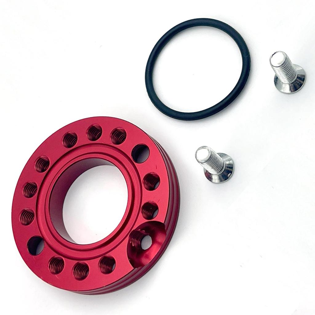 LEXOR Cab Inmani Angle Conversion Adapter Spacer Carburetor Manifold Insulator Adapter Attachment Cylinder Head Monkey Gorilla Red