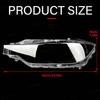 Car Headlight Lens Glass Lampshade Led Headlight For 13-15 BMW 3 Serie Headlight Cover F30 F35 Front Headlight Transparent Cover