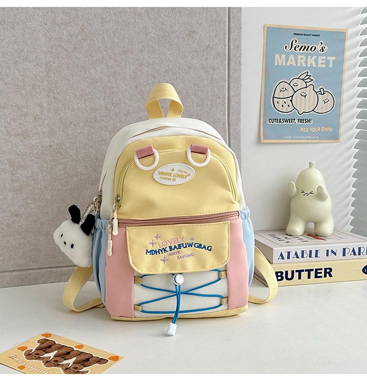 School Bag Korean Version Casual Small Fresh Versatile Backpack Light Going Out Backpack High Value Ins College Style Girl School Bag