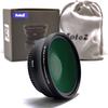 FotoZ Professional HD 49mm Conversion Lens for Canon EOS M50 Mark and Lens Kit 0.75x Wide-Angle (Macro Portion) M6, II, M100, M200, R50, R100, EF-M