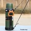 316 Stainless Steel Outdoor Thermos with Tea Separator and Infuser, 2500ml Large Capacity Kettle