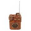 Retro Bluetooth Speaker Radio Wood Grain HiFi Lossless Sound Supports U Disk Memory Card Bluetooth S