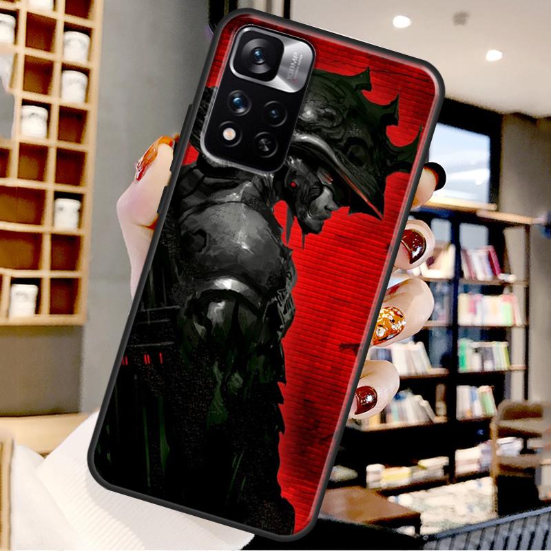 Japan Samurai Ninja Case For Xiaomi Redmi Note 12 11 10 9 8 Pro Note 12S 11S 10S 9S Cover For Redmi 9 10 12 C