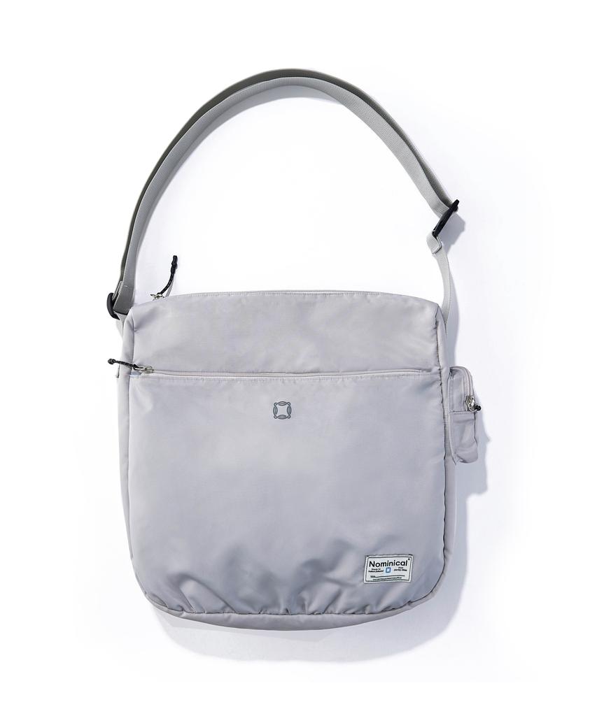 Nominical [Flexible Bag] Nylon Multi-Pocket Peddler Crossbody Bag (Dusty Blue)