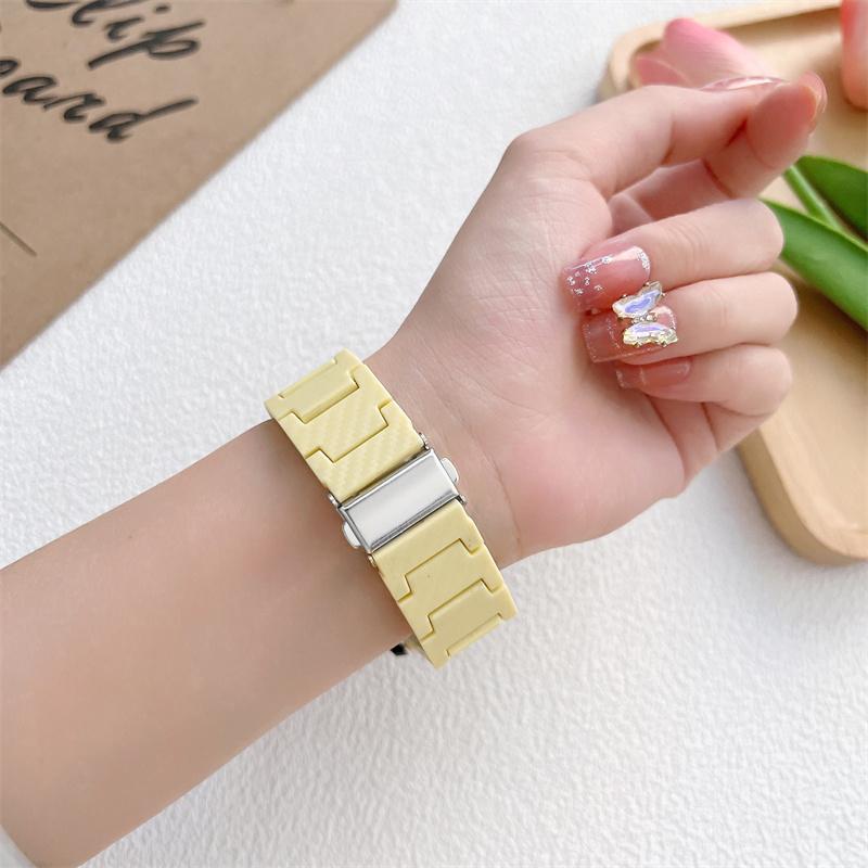 Carbon Fiber Strap For Samsung Galaxy 5/4/classic 46mm/Active 2 40/44mm Gear S3 20mm/22mm Bracelet Huawei Watch GT/2e/3/Pro