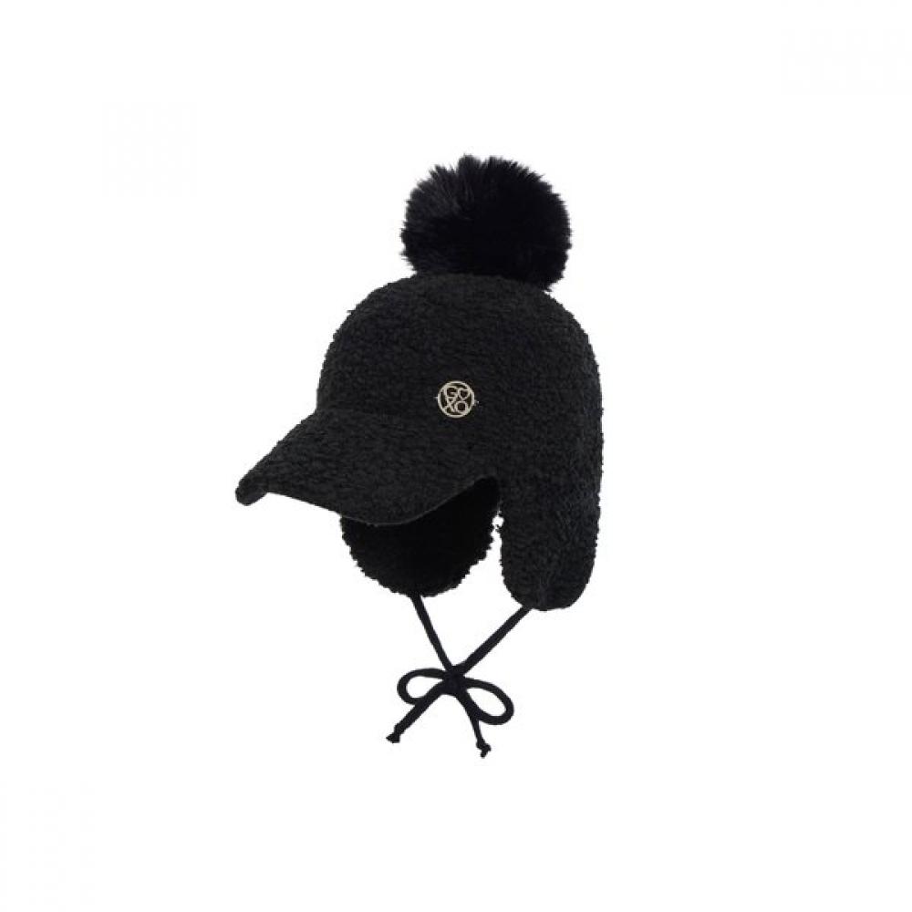 Goxo Пушистая шапка-ушанка Essential Черная Single option