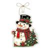 2D Acrylic Christmas Hanging Ornament for Holiday Tree, Window, Wall and Home Decor