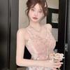 Stylish Summer Lace Beaded Camisole - Sexy Versatile Women's Bandeau Top