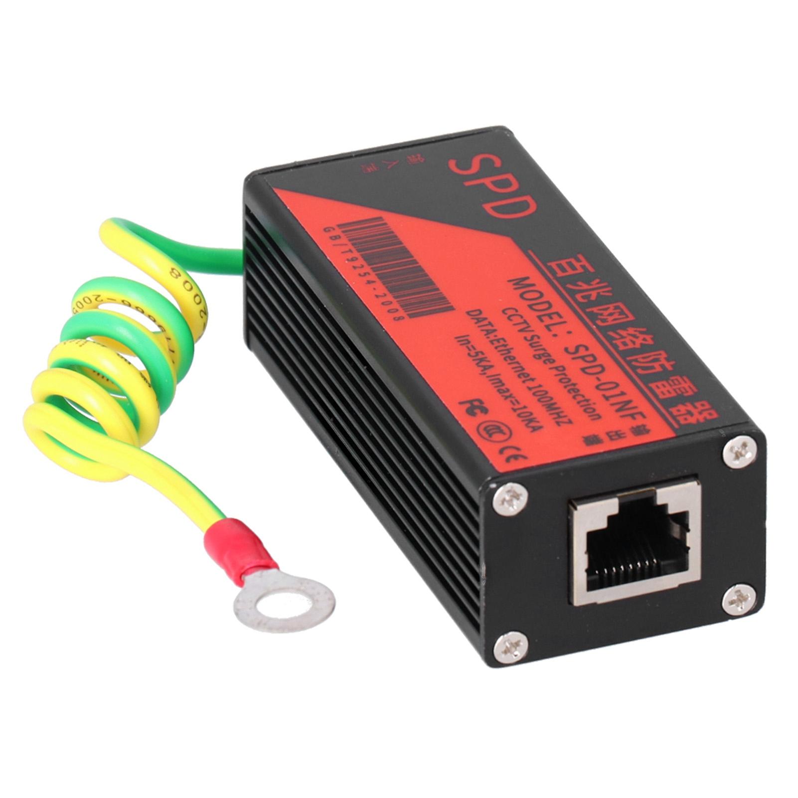 

CCTV Surge Protection AntiThunder Device Network Arrester Protector RJ45 Thunder Preventer