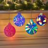 7Pcs Set Creative Round Silicone Molds for Resin Christmas Tree Decoration Moulds Jewelry Making Mold for Craft Projects
