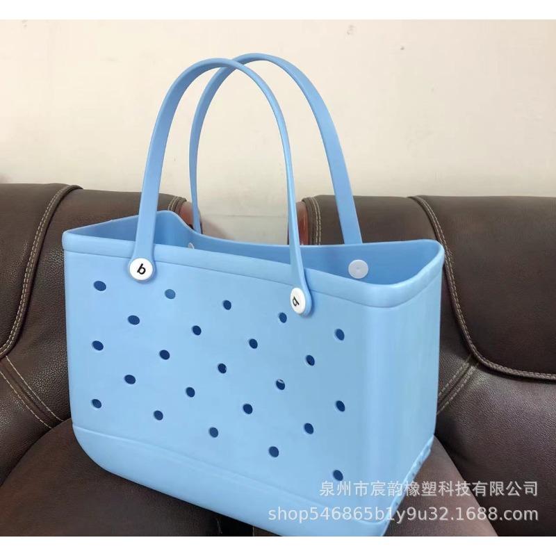 Borse estive carine con buchi Borsa a spalla in EVA Borsa da spiaggia mini in gelatina DIY Borsa a tote