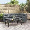 VidaXL Table Basse de Jardin, Table d'Appoint, Table de Café, Meuble de Terrasse Patio Arrière-cour Extérieur, Moderne, 362813