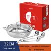 Siguang Stainless Steel 32CM Mandarin Duck Hotpot Set