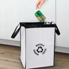 2 stuks/4 stuks Ruimtebesparende Recycle Afvalzak Afvalscheidingsbakken Perfect voor Thuis Duurzaam Afvalbeheer voor Elke Kamer