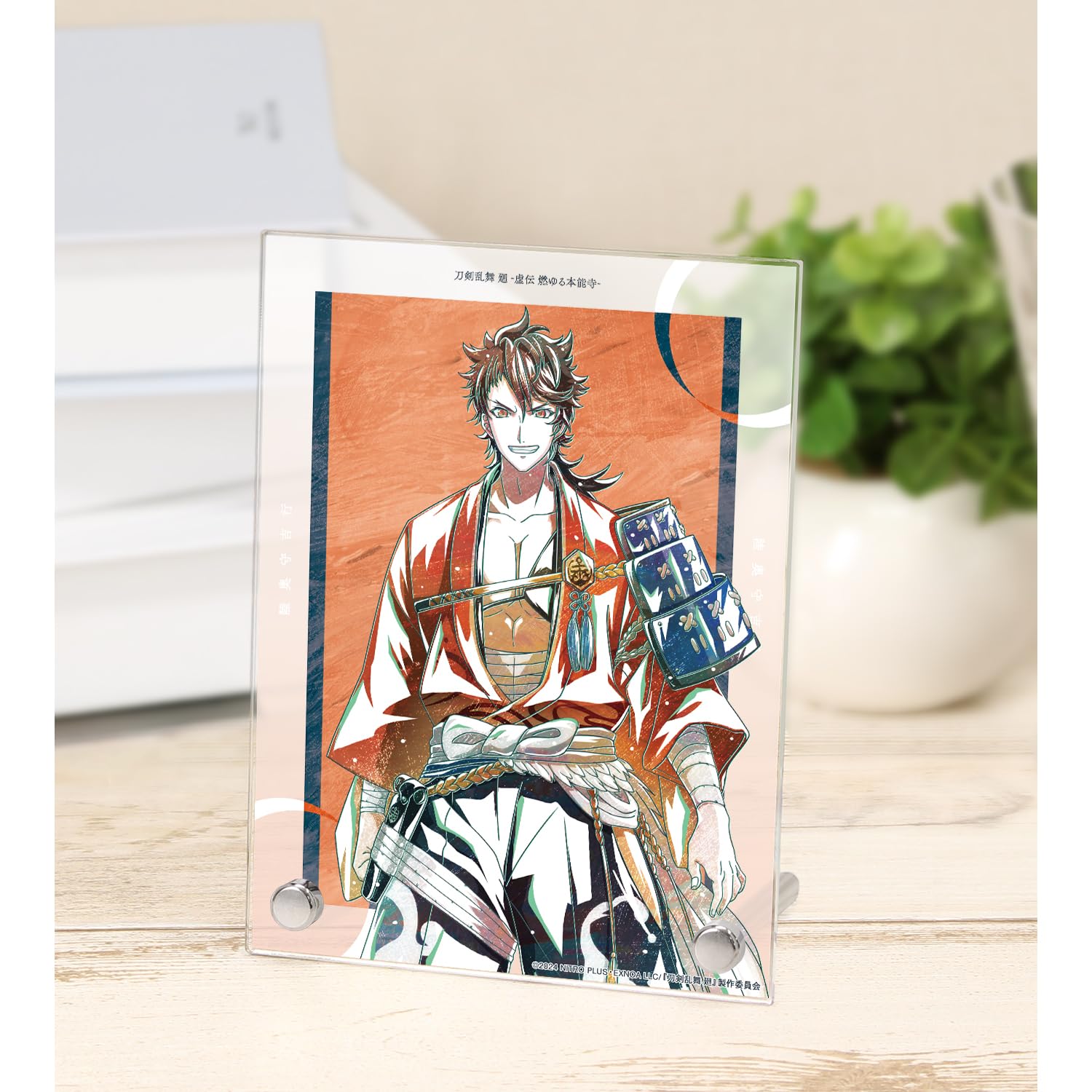 

Anime Ranbu Kai Kyoden Burning Mutsunokami Yoshiyuki Touken Ranbu Kai Kyoden Burning Honnoji Ani Art 2nd Edition A6 Acrylic Panel Touken Honnoji