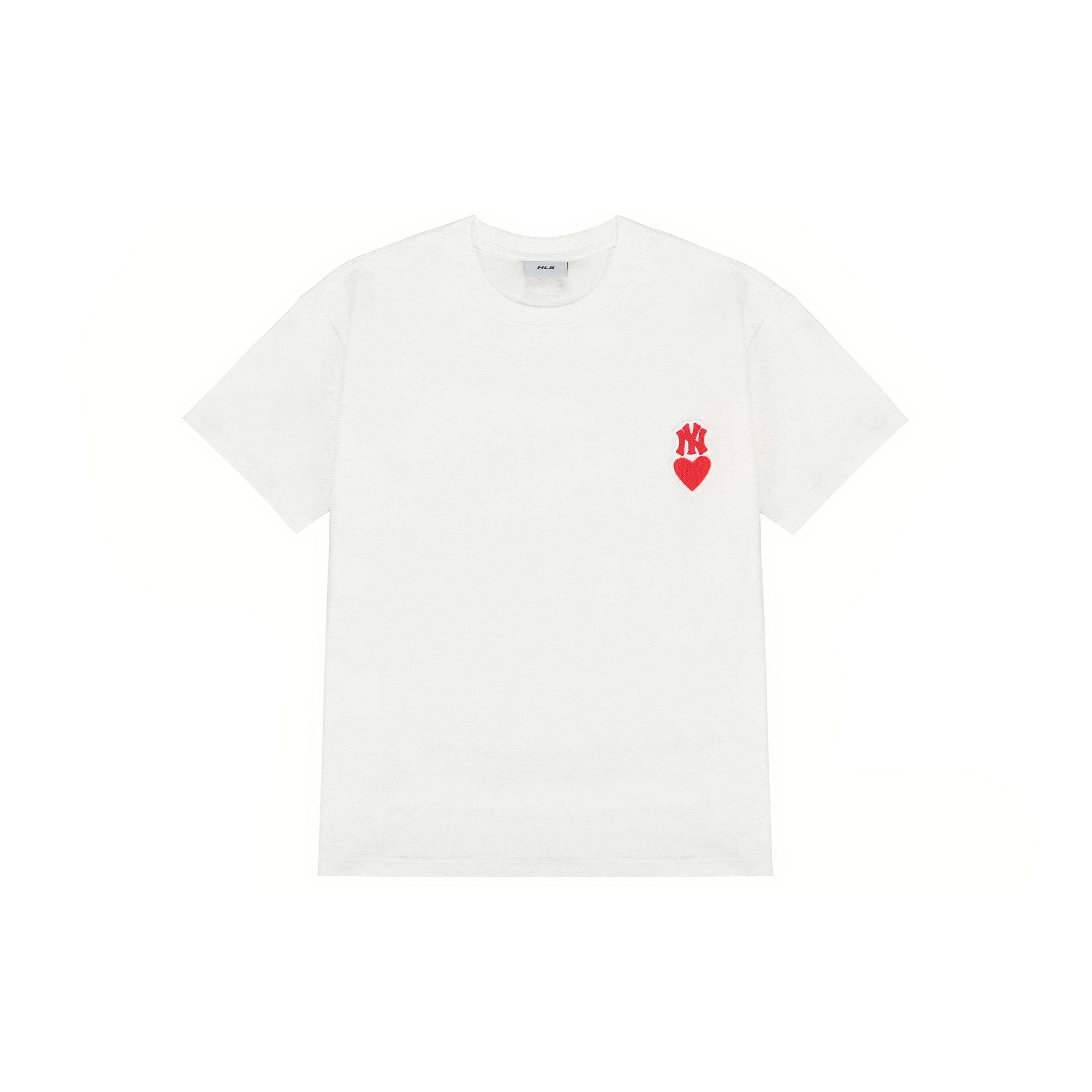 MLB Set-in Sleeve T-Shirt Unisex White 3ATSH1023-50IVS XXL