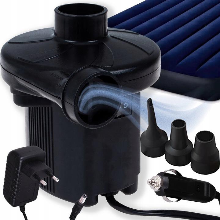 Elektrische Pumpe für Matratze, Pool 12V / 230 V 2in1