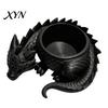 Flowerpot 3D Printed Flower Pot, Fairy Tale Style Dragon-Shaped Planter Red Dragon Plant Container with Breathable Design, Small for Home Decor Scale