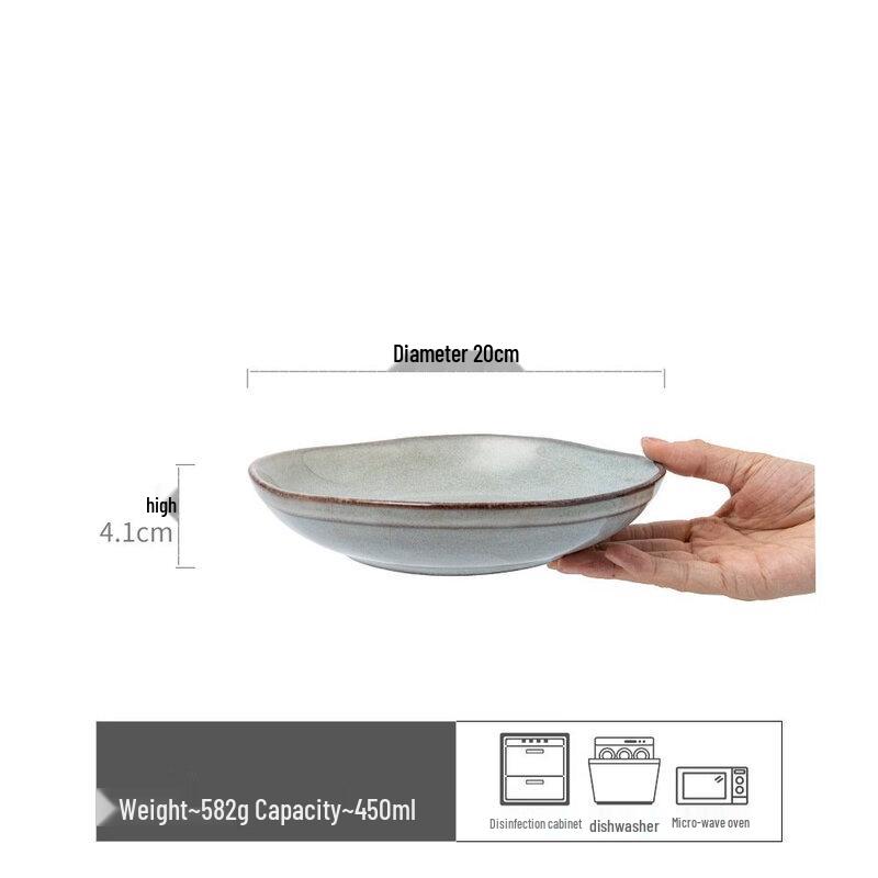 Abay Ceramic Open-Mouth Serving Bowl