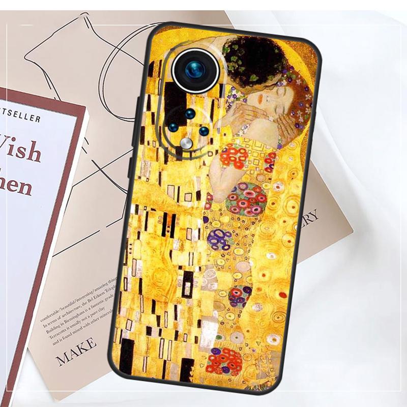 Kiss by Gustav Klimt Case For Honor Magic V5 5 6 7 Pro X9a X9b X9c X9d X8a X8b X8c 50 70 90 200 400 Lite Cover