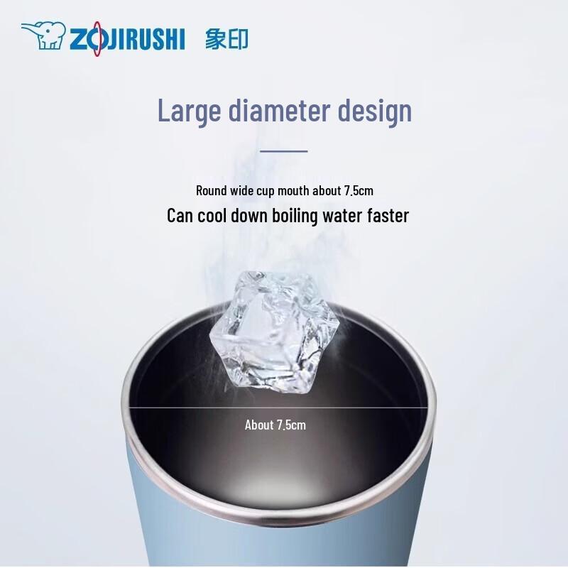 ZO JIRUSHI Car Thermos Mug with One-Hand Slide Lid