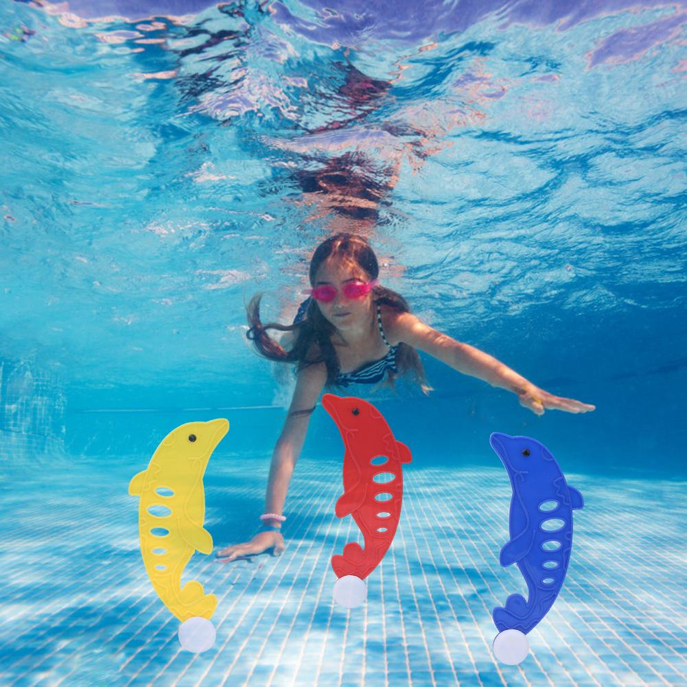 3pcs Underwater Diving Dolphin Toy Summer Pool Beach Swimming Children Water Play Toy