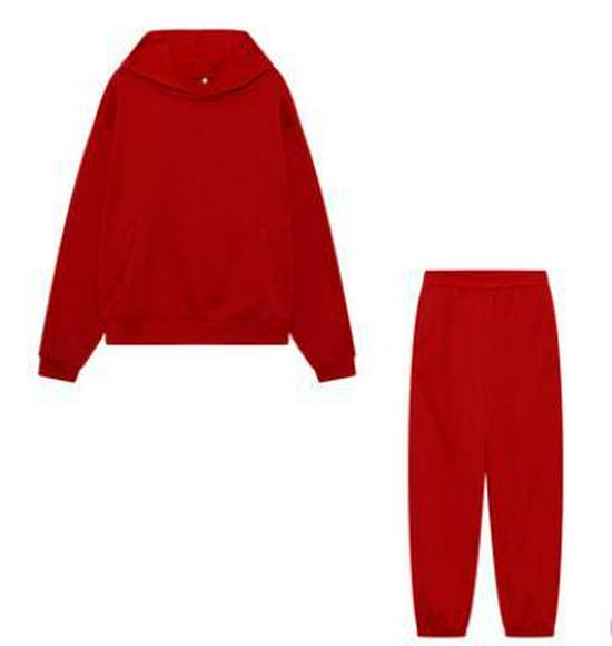 Europäischer & Amerikanischer Lässiger Damen-Sweatshirt- und Hosen-Set mit Verdickten Langärmeln