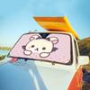 Popular Cute R-Rilakkuma Car Windshield Funny Sun Shade Foldable UV Ray Sun Visor Protector Sunshade For Front Window