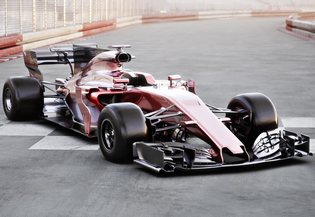 Photomural F1 Car On The Starting Line Non-Woven 90x60