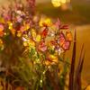 Solar Led Butterfly Flower Light Lights For Outdoor Garden Waterproof Lawn Ground Pathway Stake Lamp Decor Yard Ip65 Panel Fence