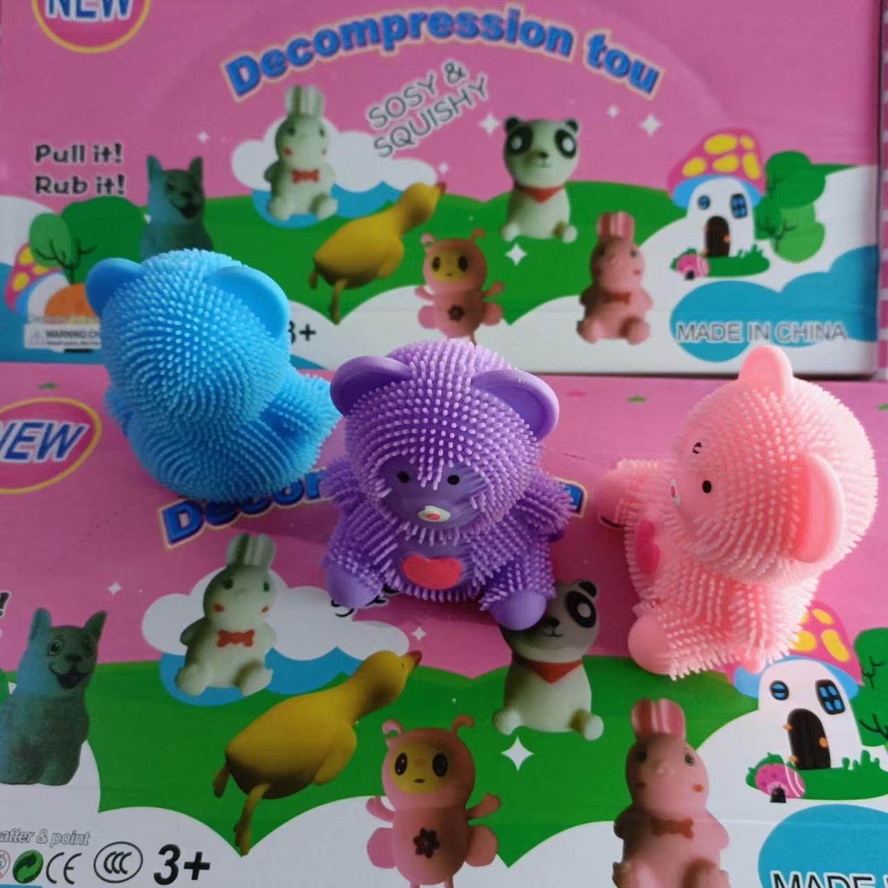 

Plush Bear Stress Relief Squeeze Toy for Children